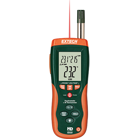 มิเตอร์วัดอุณหภูมิ และ ความชื้น Thermometer And Humidity Meter รุ่น HD550